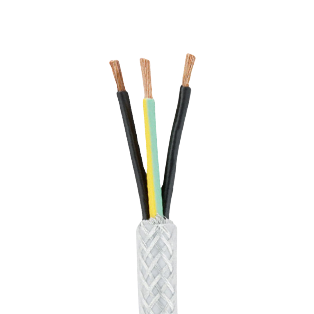SY Braded 3 Core Cable - 1.5mm