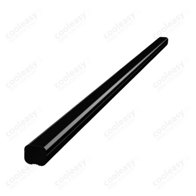 Black Trunking - Straight 100mm (2m Length)