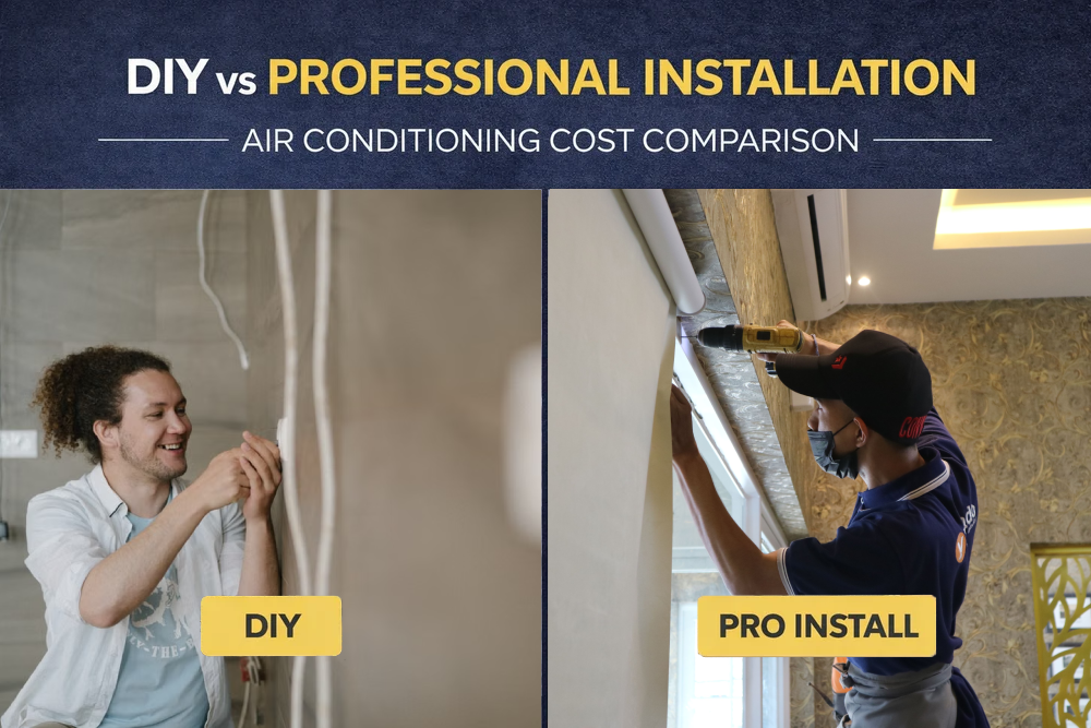 DIY Air Conditioning vs Professional Installation: Cost Comparison