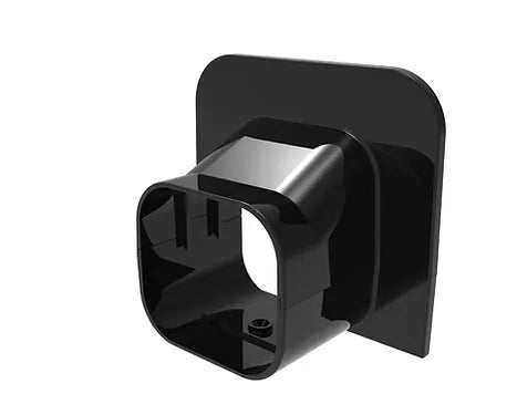 Black Trunking - Ceiling Plate (72mm)