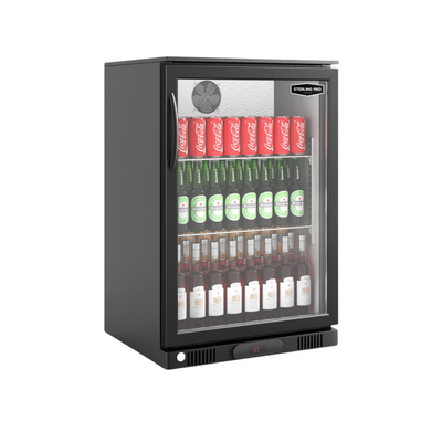 Sterling Black Bottle Cooler - Single Door