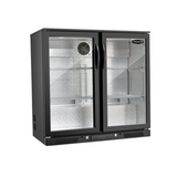 Sterling Black Bottle Cooler - Double Door