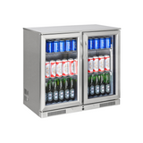 Sterling Stainless Steel Bottle Cooler - Double Door