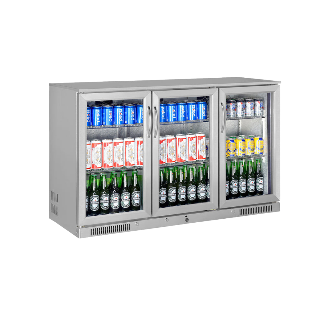 Sterling Stainless Steel Bottle Cooler - Triple Door