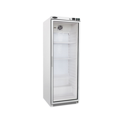 Sterling Upright Freezer - White Single Glass Door