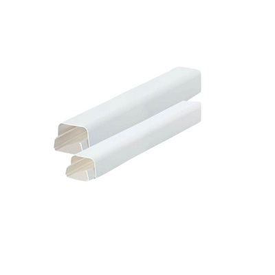 White Trunking - Straight 80mm x 60mm (4 x 1m)