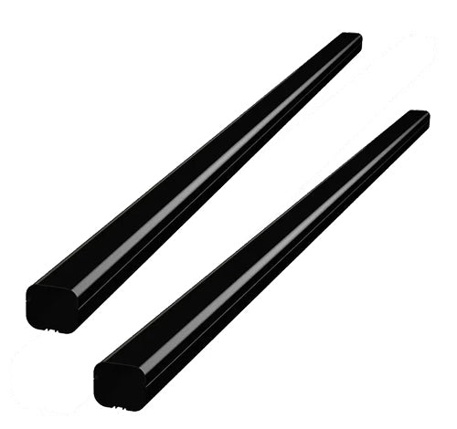 Black Trunking - Straight (100mm Wide) 4 x 1m Lengths